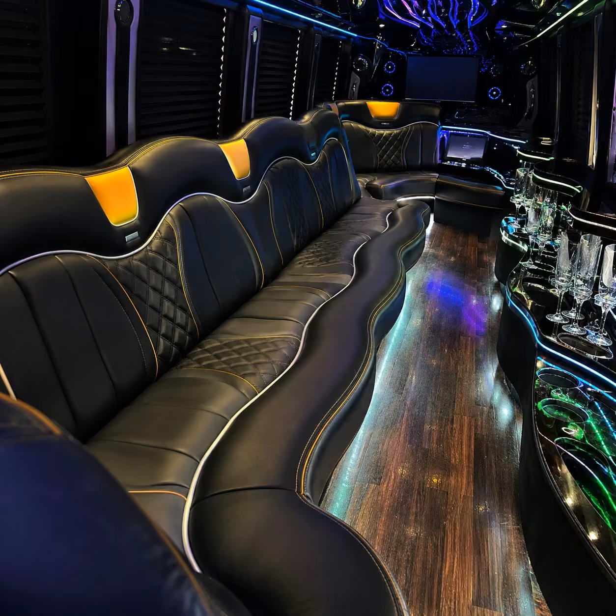 san jose limo interior