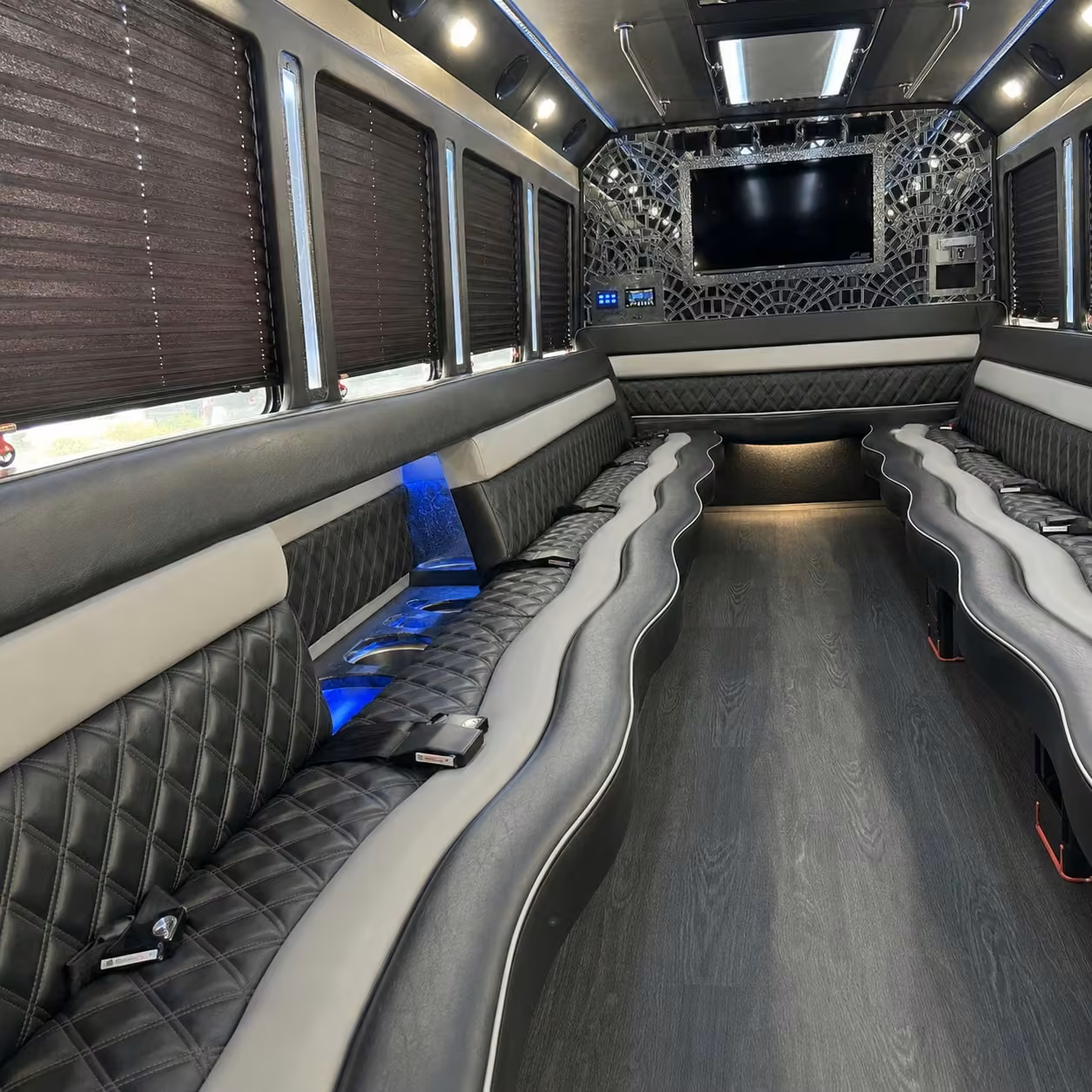 san jose party bus interior